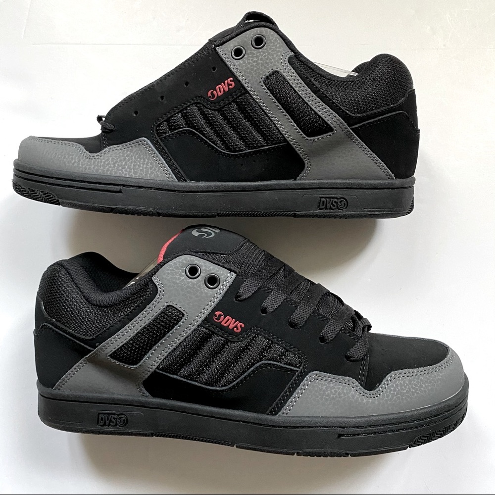 DVS Men’s Enduro 125 Skate Shoe | BLK/RED Leather